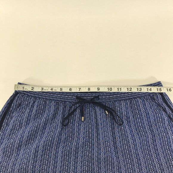 GAP Sunkissed Printed Shorts Women's Small Tie-Front Blue Print Viscose Summer - Picture 5 of 10